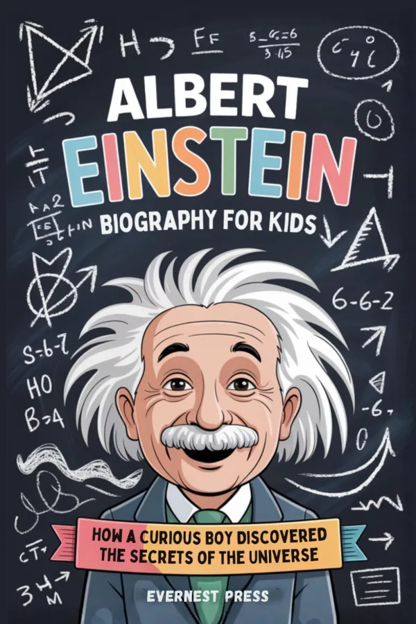 Cover of Albert Einstein Biography for Kids